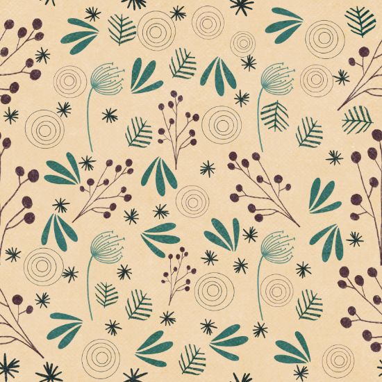 Picture of Hand Made Wallpaper 3D Mural flowers seamless pattern design present vintage paper wall nature wallpaper