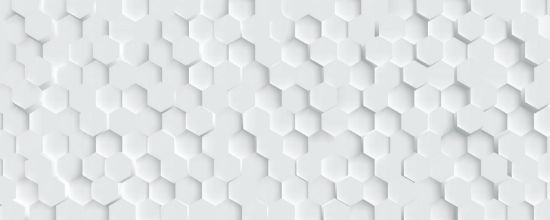 Picture of Hand Made Wallpaper 3D Mural 3D Futuristic honeycomb mosaic Realistic geometric mesh cells